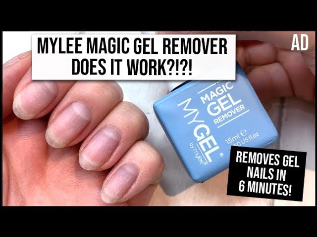 Mylee Magic Gel Remover Tutorial - How to Remove Gel Nails QUICKLY! | xameliax AD