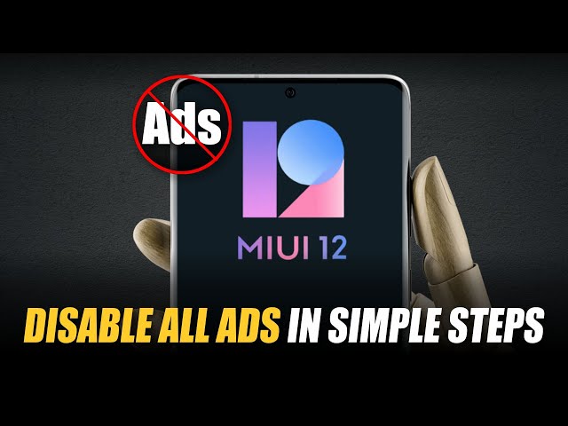 Remove Ads From MIUI 12 | Disable ADS on MIUI 12 | How to Remove ads from MI phone | Xiaomi | Realme