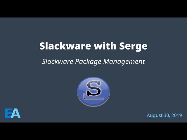Slackware with Serge - Package Management