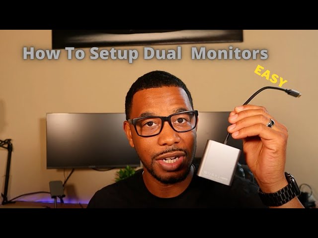 How To Setup Dual Monitors with Laptop| 2024 Easy Guide  (Windows 10)