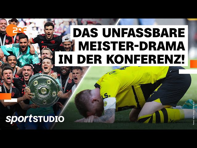 Dramatische Meister-Konferenz 2022/23 | Bundesliga, 34. Spieltag | sportstudio