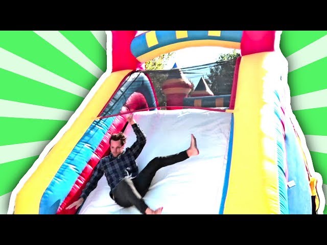 INTENSE BOUNCY HOUSE ACTION | VLOG 42