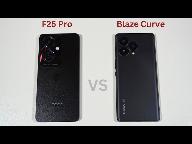 Oppo F25 Pro vs Lava Blaze Curve Speed Test and Camera Comparison