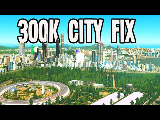 300,000 Citizens NEED Tea & Roundabouts in Cities Skylines!