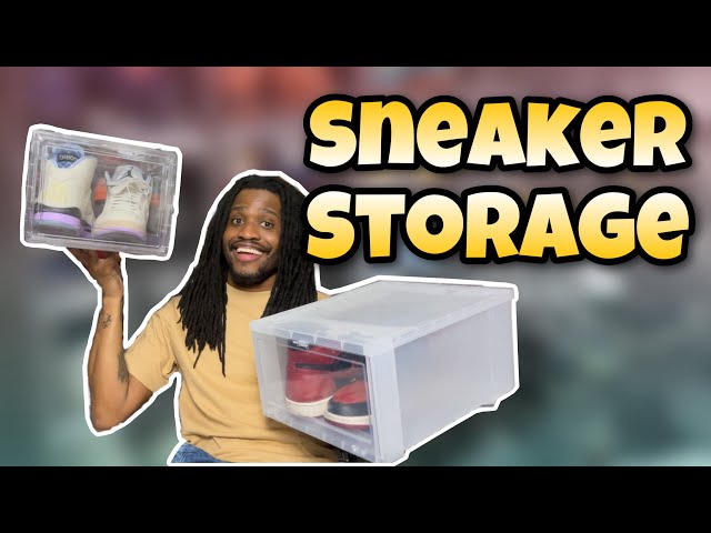 BEST Storage For Your Sneakers | DROP FRONT SNEAKER BOXES |