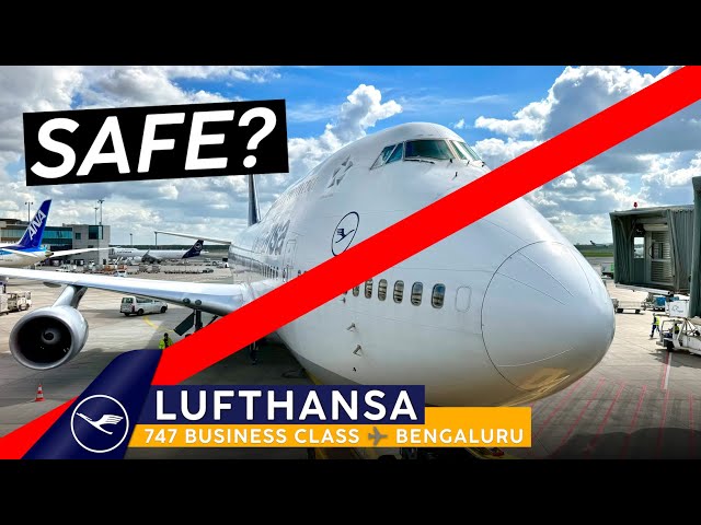 LUFTHANSA, DANGEROUS? 🚨 BUSINESS CLASS on a 747 🇩🇪 Frankfurt ✈ Bengaluru 🇮🇳 INCOMPETENT Crew