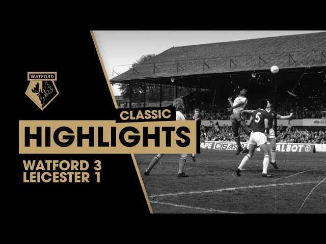 HORNETS' PROMOTION PARTY IN 1982! WATFORD 3-1 LEICESTER CITY | CLASSIC HIGHLIGHTS