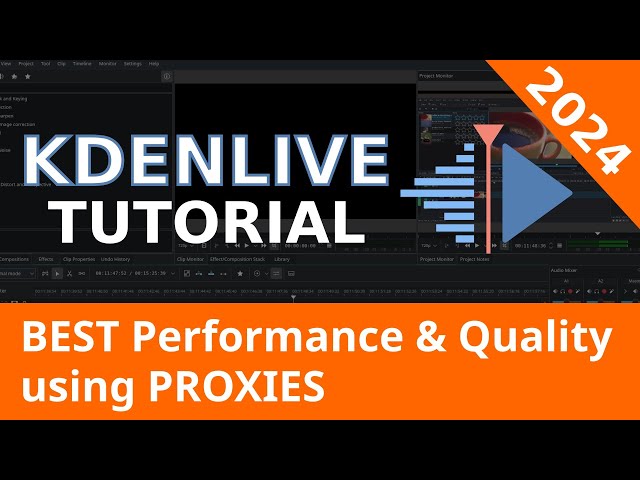2024 Kdenlive Tutorial - Best Proxy Settings for Performance and Quality