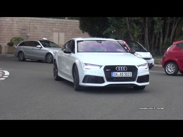 Audi RS7 Performance 605 hp hard Accelerations and Revs