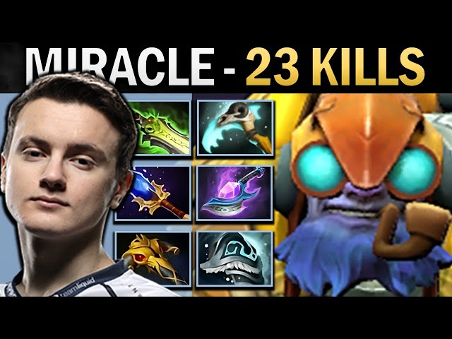 Tinker Dota Gameplay Miracle with 23 Kills and Arcane