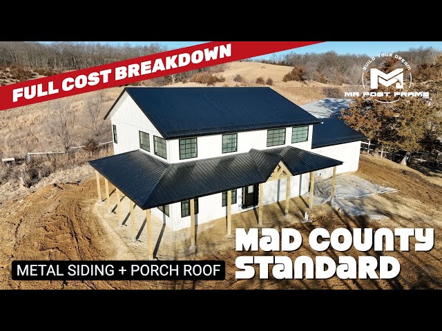 Barndominium Metal Siding |  Cost Breakdown | MAD County Standard | Ep 16