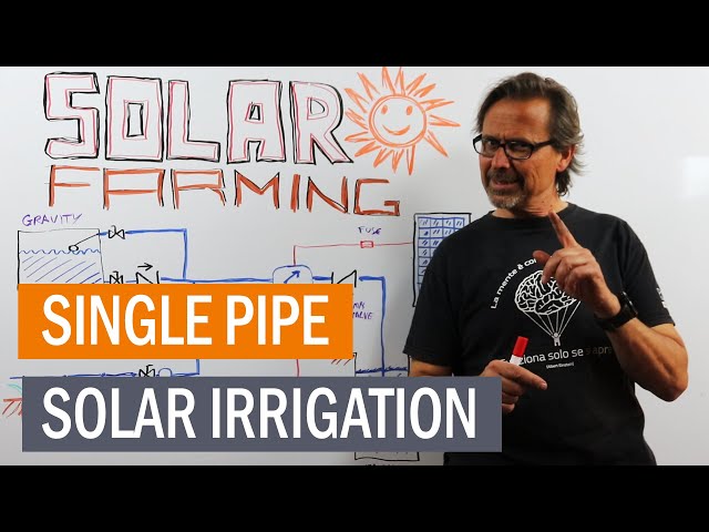 Solar Farming - How to irrigate the vegetable garden thanks to solar energy