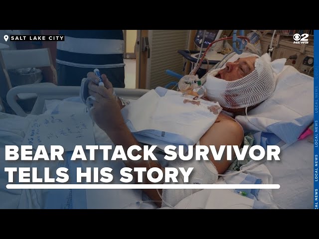 Bear attack survivor tells story for first time since major reconstructive jaw surgery