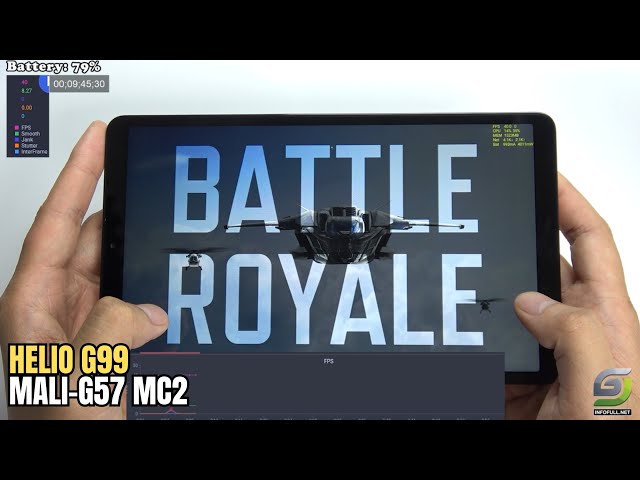 Samsung Galaxy Tab A9 test game Call of Duty Mobile CODM