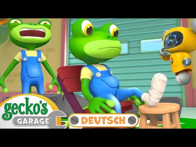 Geckos schmerzhaftes Ereignis | 90-minütige Zusammenstellung｜Geckos Garage Deutsch｜LKW für Kinder🛠️
