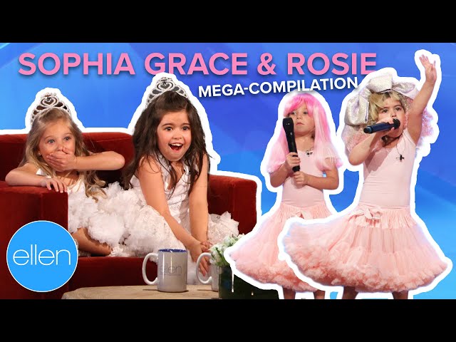 Every Time Sophia Grace & Rosie Appeared on The Ellen Show In Order (Part 1) (MEGA-COMPILATION)