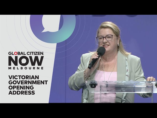 Minister Natalie Hutchins' Opening Address | Global Citizen NOW Melbourne