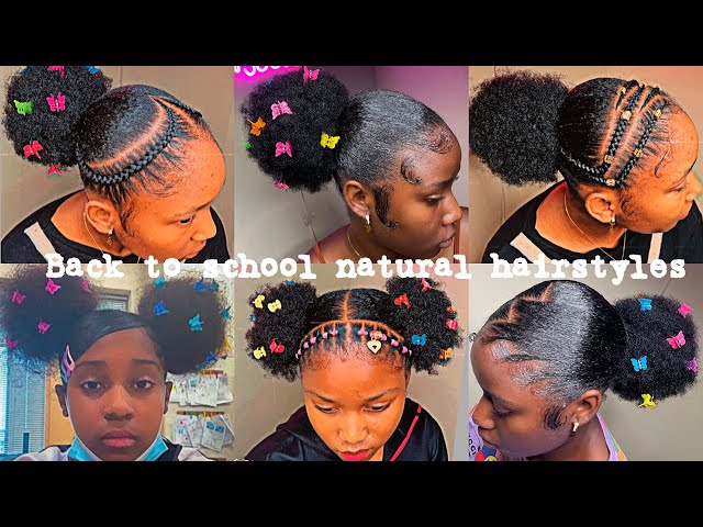 🎀Beautiful braided natural hairstyles + rubberband hairstyle + slayed edges | 𝐏𝐢𝐧𝐭𝐞𝐫𝐞𝐬𝐭💞