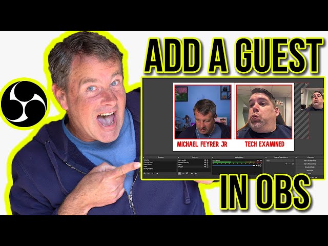 Obs Live Stream Tutorial - Add a guest to your Live Stream!