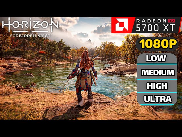 Horizon Forbidden West RX 5700 XT | i3 12100f | 1080p