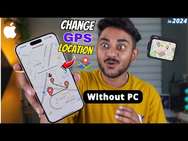 How to Change GPS Location on iPhone without Pc/ Laptop (2024) | TRY iAnyGo iOS App