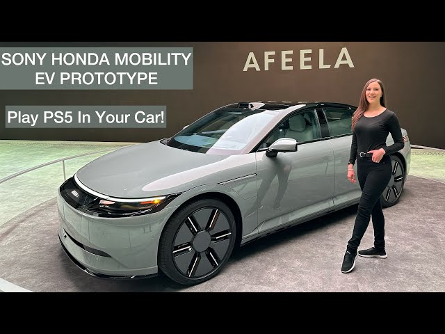 Play PS5 In Your Car! SONY & HONDA Made A New Car Brand! Check out AFEELA EV Prototype At CES 2024
