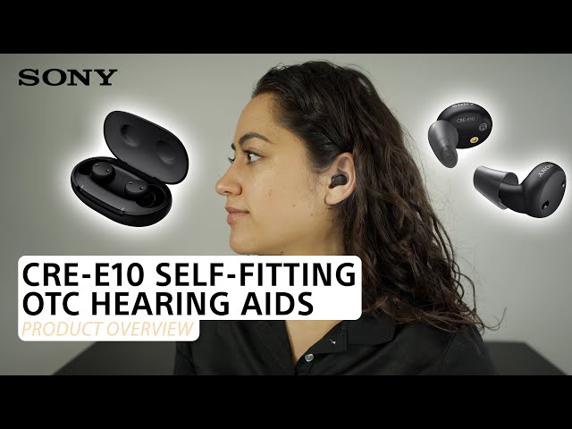 Sony | CRE-E10 Self-fitting, Over-the-Counter, Prescription Grade Hearing Aid