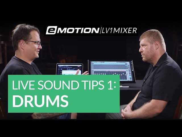 Live Sound Tips Part 1: Setup & Drums (ft. eMotion LV1)