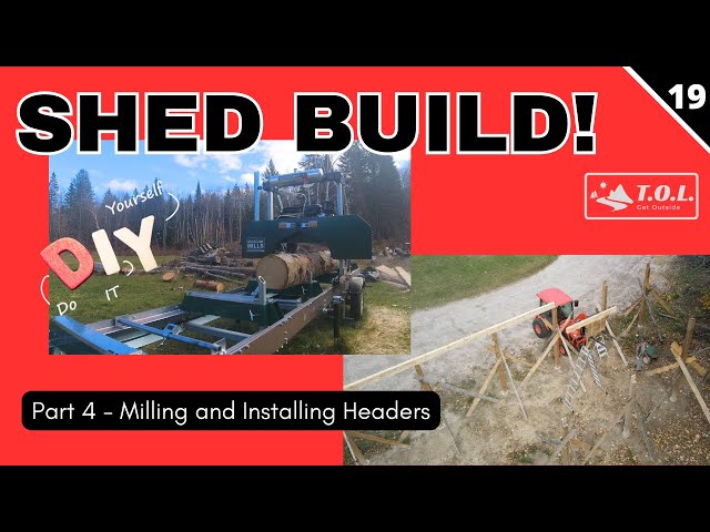 DIY Shed Build - Part 4 - Milling and Installing Headers! (19)