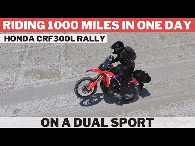 Riding a CRF300L Rally 1000 Miles in One Day