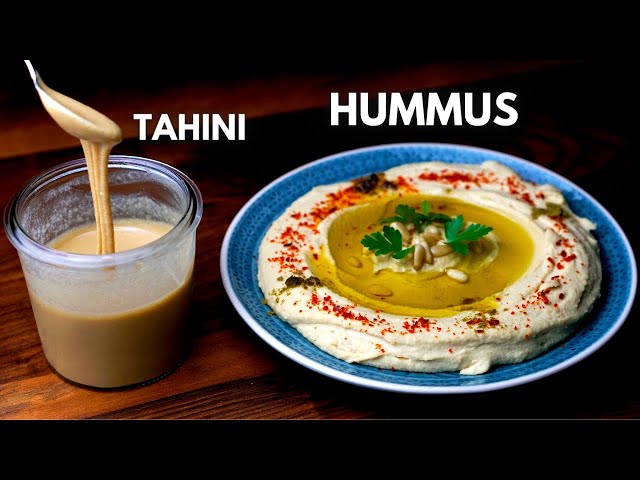Easy Homemade Tahini and my Favorite Hummus Recipe