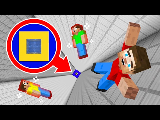 3 NOOBS Attempt The TALLEST DROPPER in Minecraft!