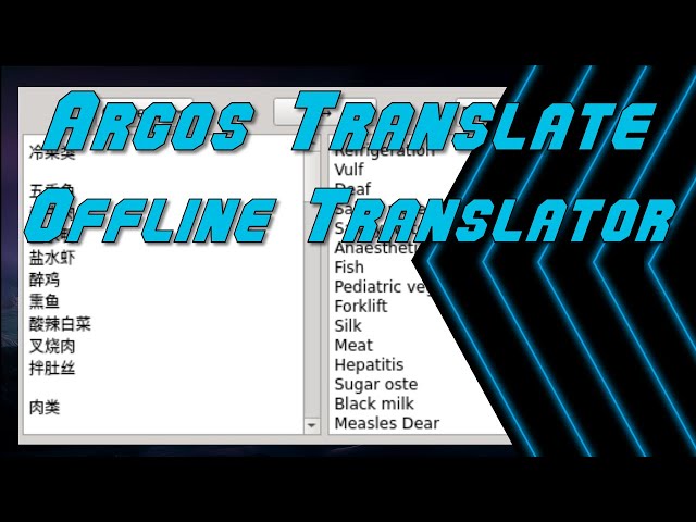 Argos Translate - Open Source Offline Translation