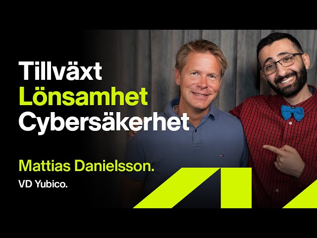 Potentialen i nya cybersäkerhetsaktien - Mattias Danielsson, VD Yubico - Sparpodden 498
