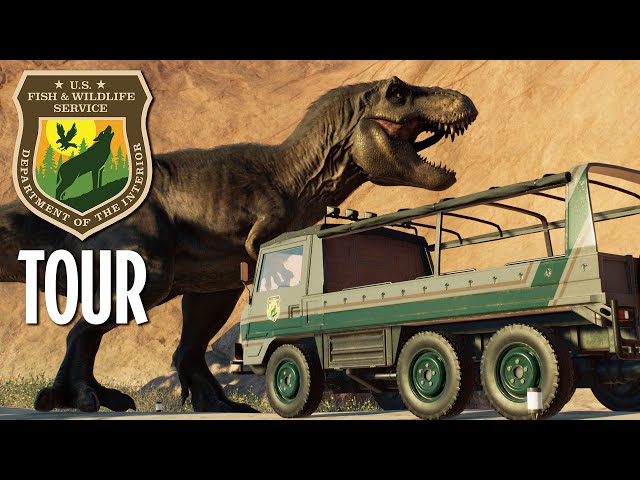 This TOP SECRET DINOSAUR RESERVE must be protected from poachers | Jurassic World Evolution 2 tour