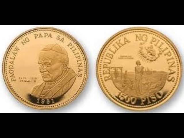 PHILIPPINE COMMEMORATIVE GOLD COINS 1920 TO 1999