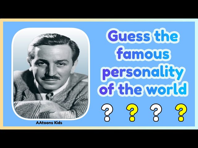 Guess the Famous Personality of the world | Guess the famous person | Guess the personality quiz