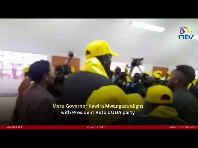 Celebration as Meru Governor Kawira Mwangaza aligns with UDA party