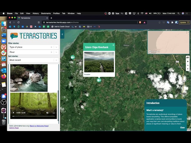 Quick Look - Terrastories for Map-Based Storytelling