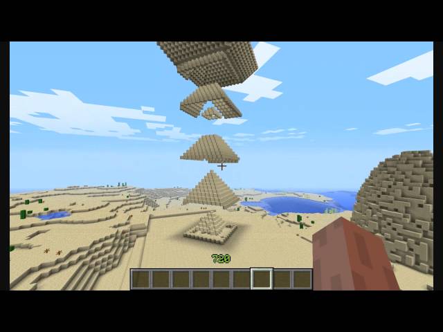 Minecraft must see!! Domino sand pyramide HD