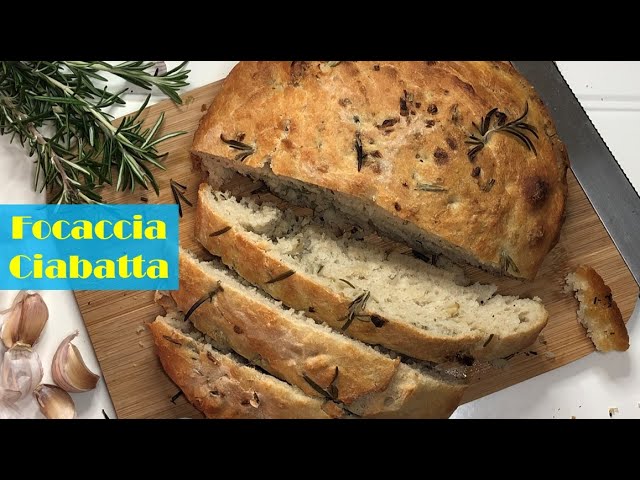 HELP! I wanted to bake a Focaccia, but it turned into a rather delicious Ciabatta | No-Knead Bread