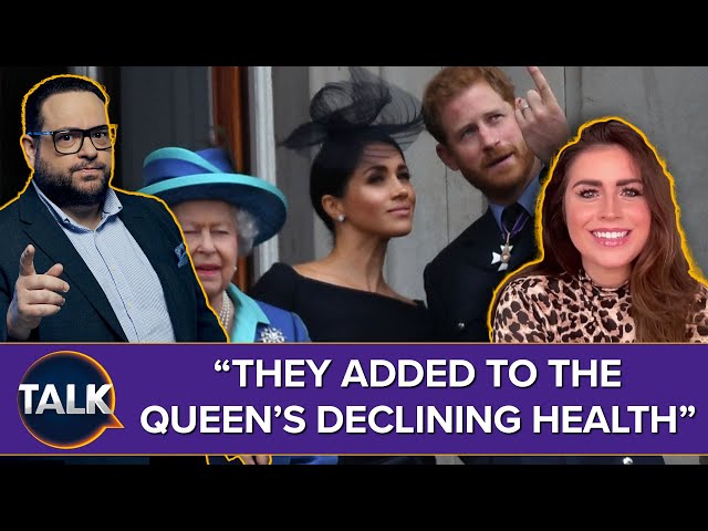 "Harry And Meghan Added To The Queen's Declining Health" | Duke To Meet With King Charles