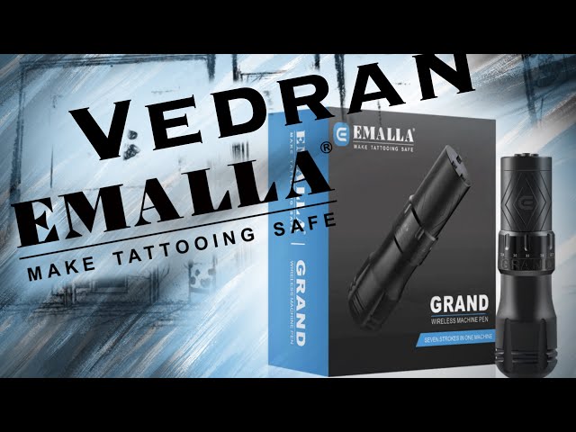 Revolutionize Your Tattooing with the ✅EMALLA GRAND Wireless Tattoo pen machine