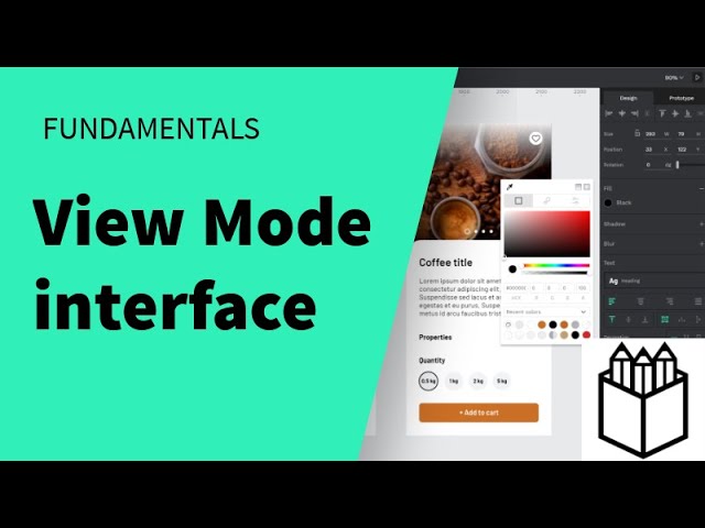 View Mode interface - Penpot fundamentals