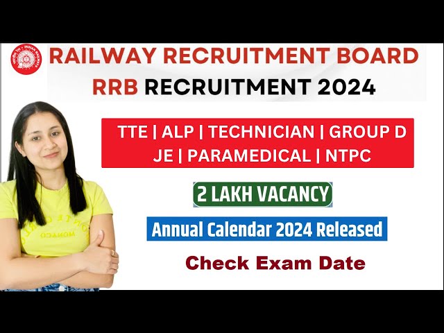 RRB Recruitment 2024 Notification | RRB Calendar 2024 | Railway New Vacancy 2024