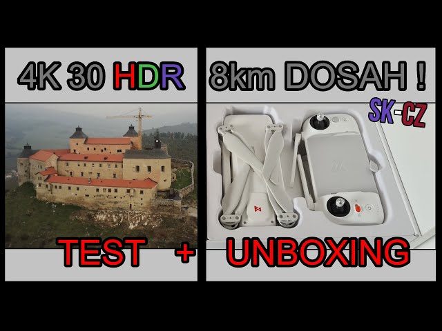 Unboxing Drona Xiaomi Fimi X8 SE 2020 + TEST (SK-CZ)