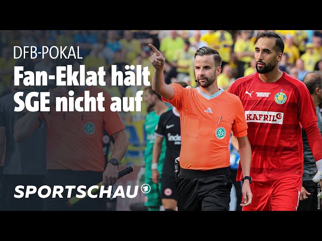 Lok Leipzig – Eintracht Frankfurt Highlights DFB-Pokal, 1. Runde | Sportschau
