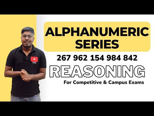 Alphanumeric Series Explanation - Reasoning Ability || All Models