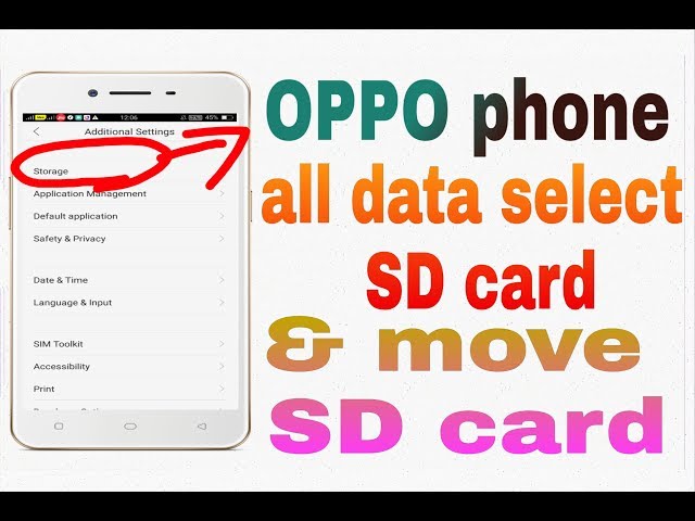 🔥 OPPO phone all data select SD card & move SD card 💯 proof plz watch