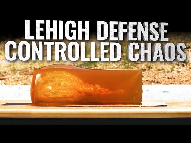 We shot a Lehigh Defense 300 HAM'R Controlled Chaos 125 GR Bullet into gel. Here's what happened.